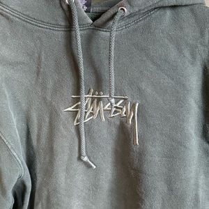 Stussy green sweatshirt